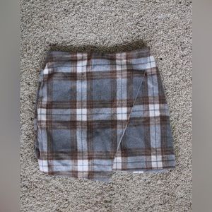 Plaid Pencil Skirt